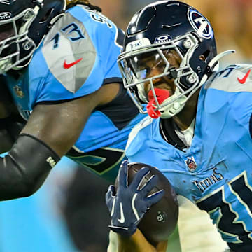 New Detroit Lions running back Jabari Small (31).