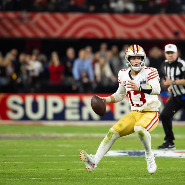 San Francisco 49ers quarterback Brock Purdy
