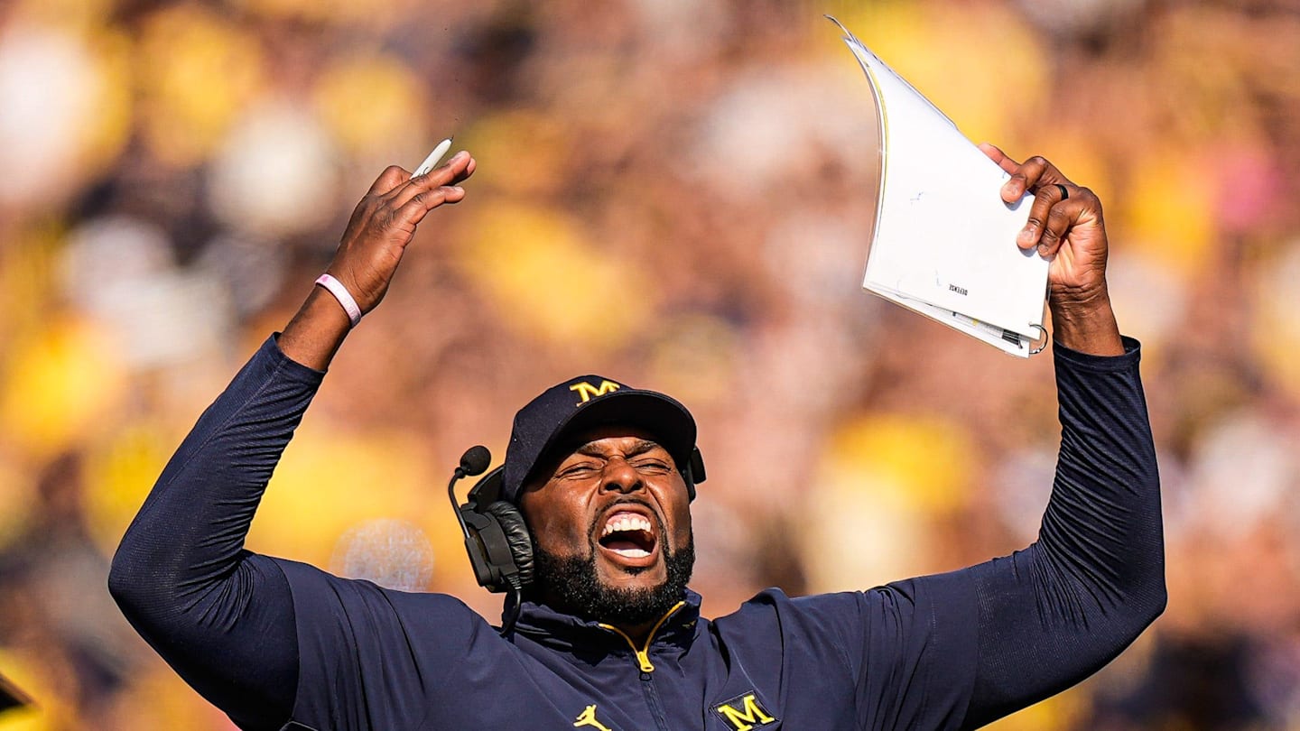 Sherrone Moore recalls first heated experience in Michigan State rivalry