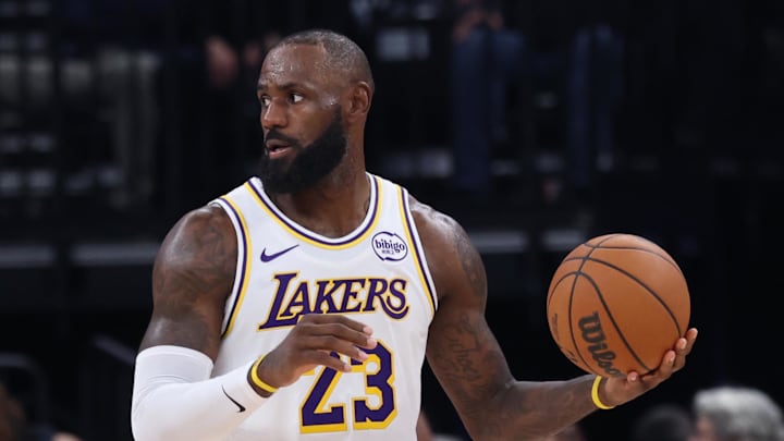 Lakers forward LeBron James will miss his 15th game this season, this time because of left foot management. Lakers forward LeBron James will miss his 15th game this season, this time because of left foot management.
