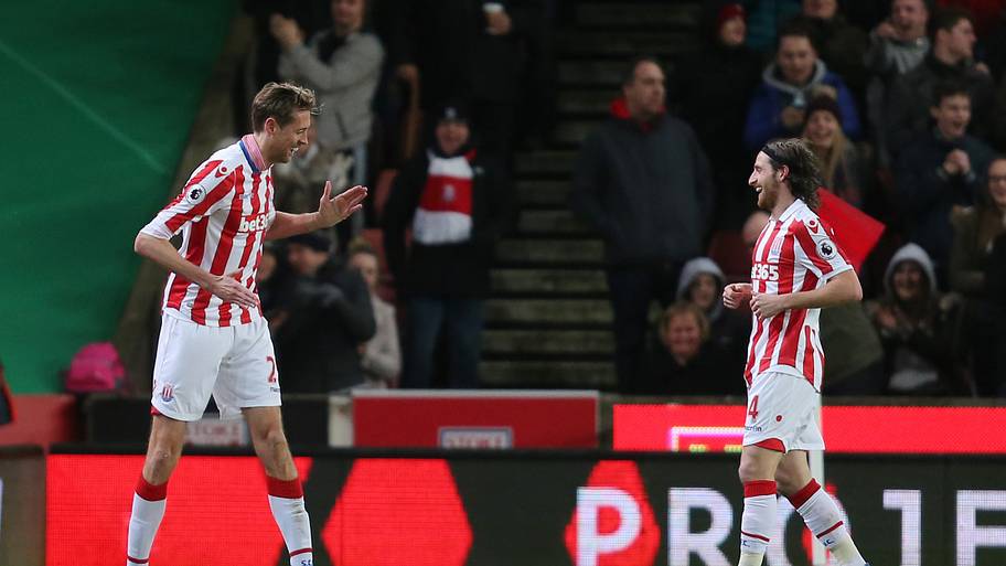 Peter Crouch doing the ‘Robot’ celebration. 