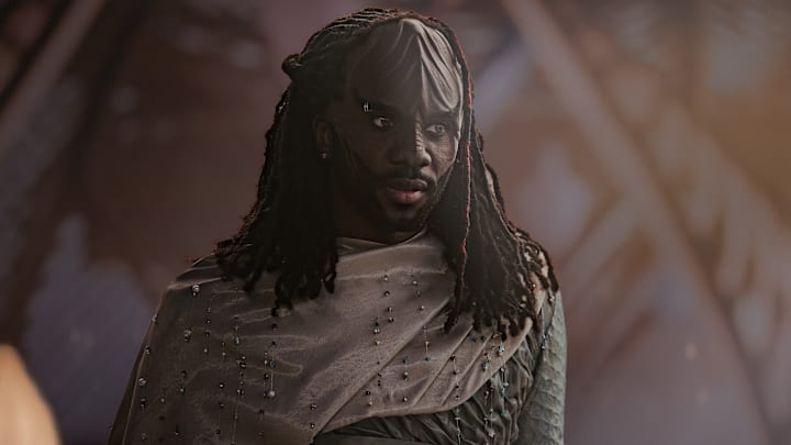 Karim Diané as Jay-Den in season 1, episode 7, of Star Trek: Starfleet Academy streaming on Paramount+. Photo Credit: John Medland/Paramount+
