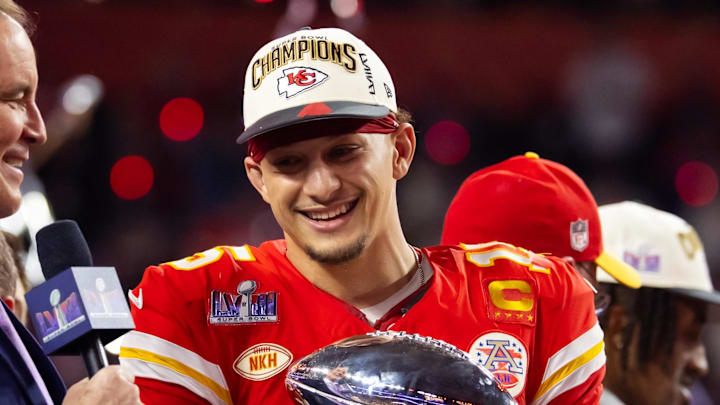 Chiefs quarterback Patrick Mahomes won the MVP last year and seemingly thanked his teammates first on the podium. Chiefs quarterback Patrick Mahomes won the MVP last year and seemingly thanked his teammates first on the podium.