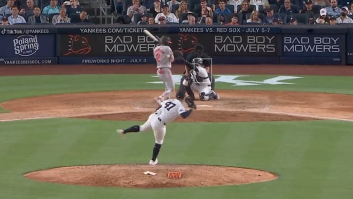 Did Victor Gonzalez hit Gunnar Nelson as retribution for the Orioles hitting Aaron Judge the night before?