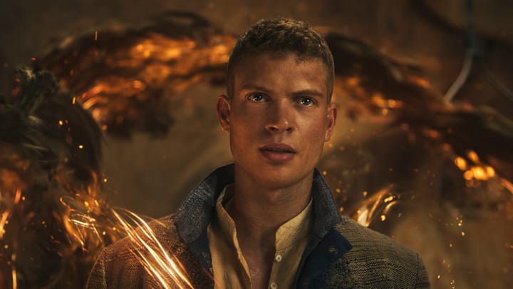 Josha Stradowski (Rand al’Thor) in The Wheel of Time season 3 finale