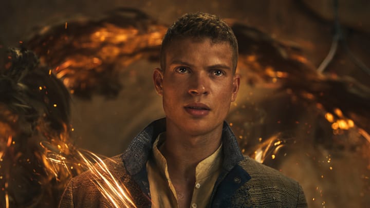 Josha Stradowski (Rand al’Thor) in The Wheel of Time season 3 finale.