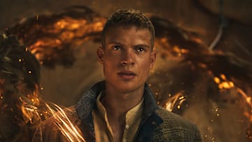 Josha Stradowski (Rand al’Thor) in The Wheel of Time season 3 finale. Image: Prime Video.