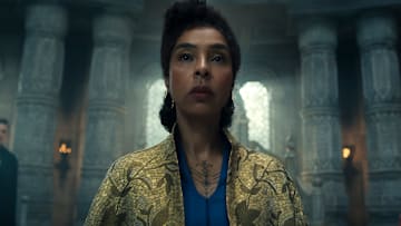 Sophie Okonedo (Siuan Sanche) in The Wheel of Time season 3 finale. Image: Prime Video.