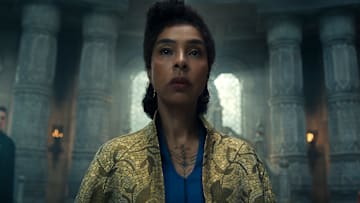 Sophie Okonedo (Siuan Sanche) in The Wheel of Time season 3 finale. Image: Prime Video.