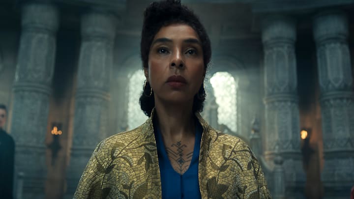 Sophie Okonedo (Siuan Sanche) in The Wheel of Time season 3 finale. Image: Prime Video.