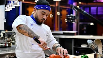 HELL'S KITCHEN: Contestant Anthony in the HELL'S KITCHEN “Get a Clue!” episode airing Thursday, Nov. 14 (8:00- 9:01 PM ET/PT) on FOX. CR: FOX. ©2024 FOX Media LLC.