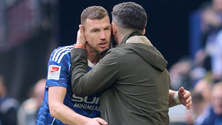 Dzeko wird ausgewechselt