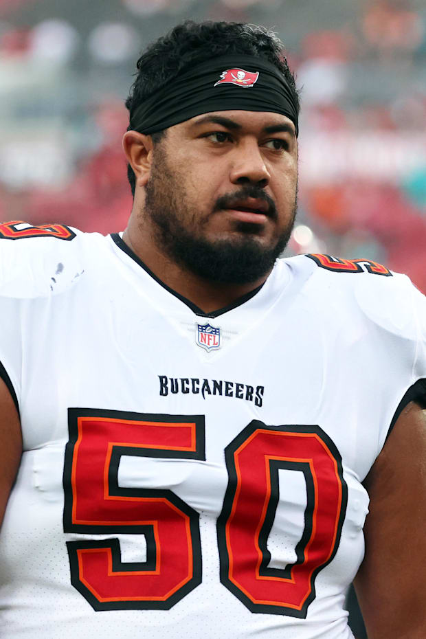 Tampa Bay Buccaneers defensive tackle Vita Vea against the Miami Dolphins