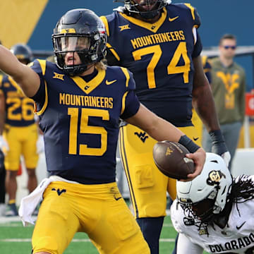 West Virginia University quarterback Scotty Fox Jr.