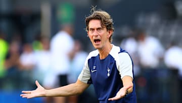 Tottenham Hotspur Training Session And Press Conference - UEFA Super Cup 2025