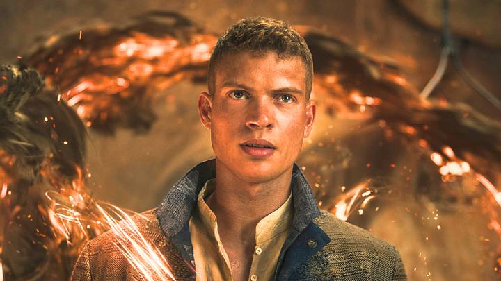 Josha Stradowski (Rand al’Thor) in The Wheel of Time season 3 finale. Image: Prime Video.