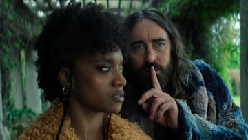 Yootha Wong-Loi-Sing and Lee Pace in "Foundation," now streaming on Apple TV+.