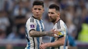 Enzo Fernández e Lionel Messi defendem a Argentina