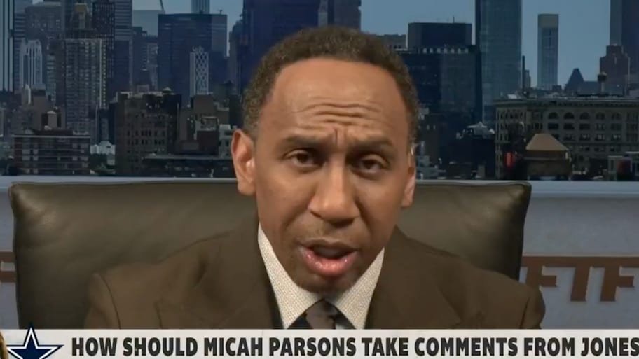 Stephen A. Smith was fired-up about Stephen Jones's comments on Micah Parsons.  | ESP