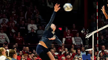 Penn State outside hitter Jess Mruzik (9)