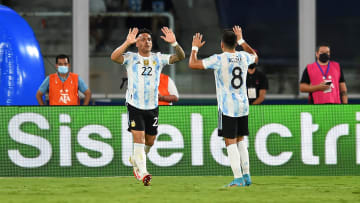 Fórmula Académica para el gol de la Selección Argentina frente a Colombia.