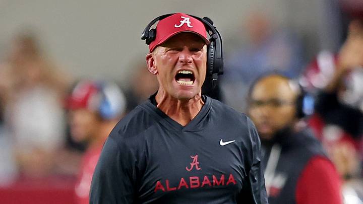 Alabama head coach Kalen DeBoer