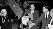 Gregory Peck (center) in 1969