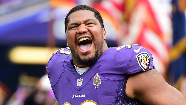 Baltimore Ravens defensive end Calais Campbell