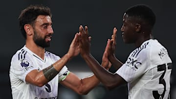 Bruno Fernandes’s (left) fingerprints were all over Man Utd’s Summer Series win against West Ham United.
