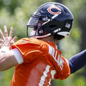 Bears QB Caleb Williams projects among the most successful rookie passers based on several factors including his college numbers.