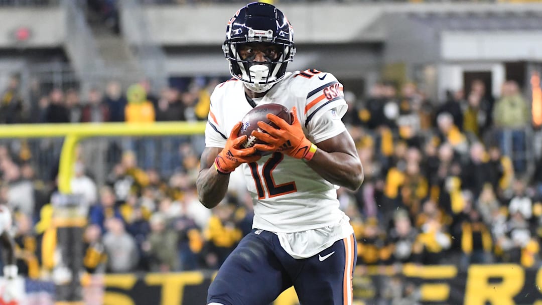 Chicago Bears wide receiver Allen Robinson II (12) makes a catch in the fourth quarter against the Pittsburgh Steelers at Heinz Field.