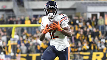 Chicago Bears wide receiver Allen Robinson II (12) makes a catch in the fourth quarter against the Pittsburgh Steelers at Heinz Field.