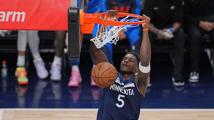 Minnesota Timberwolves guard Anthony Edwards had a big Game 3, improving his team's odds to win the title. Minnesota Timberwolves guard Anthony Edwards had a big Game 3, improving his team's odds to win the title.