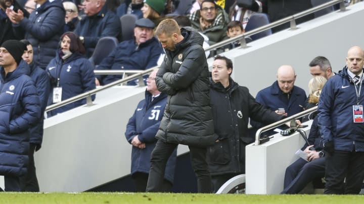 It was another afternoon of disappointment for Graham Potter after Chelsea's loss to Tottenham on Saturday afternoon