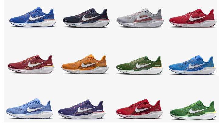 The Nike Pegasus 41 "NCAA" pack.