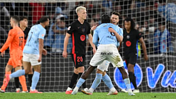 Barcelona gave up a two-goal lead with six minutes left to play