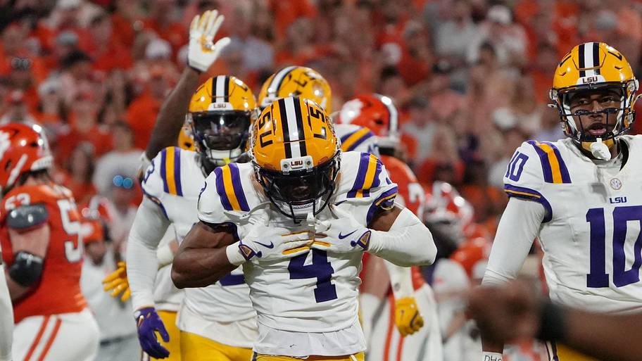 LSU cornerback Mansoor Delane.