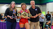 Archbishop Spalding's Taina Fernandez made history as the first four-time Super 32 champion, winning the 2025 138-pound class over the weekend in North Carolina