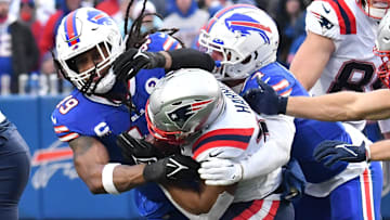 Damien Harris is among the former Patriots struggling on their new teams in 2023.