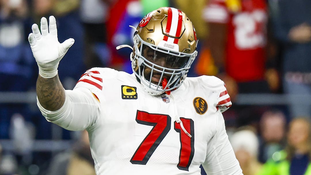 San Francisco 49ers offensive tackle Trent Williams (71)