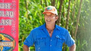 “If You’re Loyal to All, You’re Loyal to None” – Upon the losing group’s return from tribal, the remaining castaways are in utter disbelief after learning who was sent home. Stakes increase for this week’s immunity challenge when two immunity necklaces are up for grabs. Then, one player’s not-so-hidden immunity idol comes into focus during this week’s tribal council, on SURVIVOR, Wednesday, Nov. 19. Pictured: Jeff Probst. Photo: Robert Voets/CBS ©2025 CBS Broadcasting, Inc. All Rights Reserved.