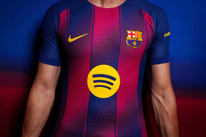 Barcelona's new home kit.