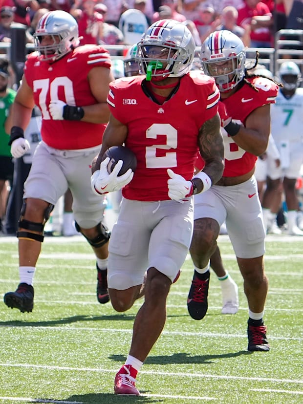 Ohio State receiver Emeka Egbuka 