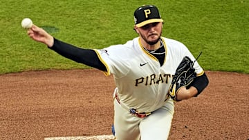 Pittsburgh Pirates pitcher Paul Skenes during the 2025 All-Star Game