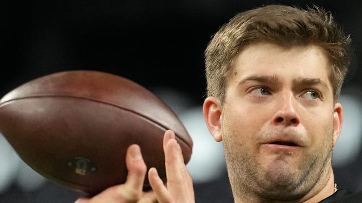 LSU quarterback Garrett Nussmeier (QB13). Mandatory Credit: Kirby Lee-Imagn Images