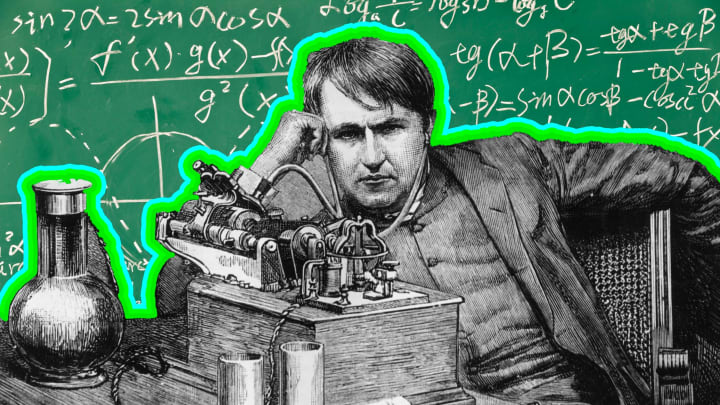 Thomas Edison: a genius who struggled with math.