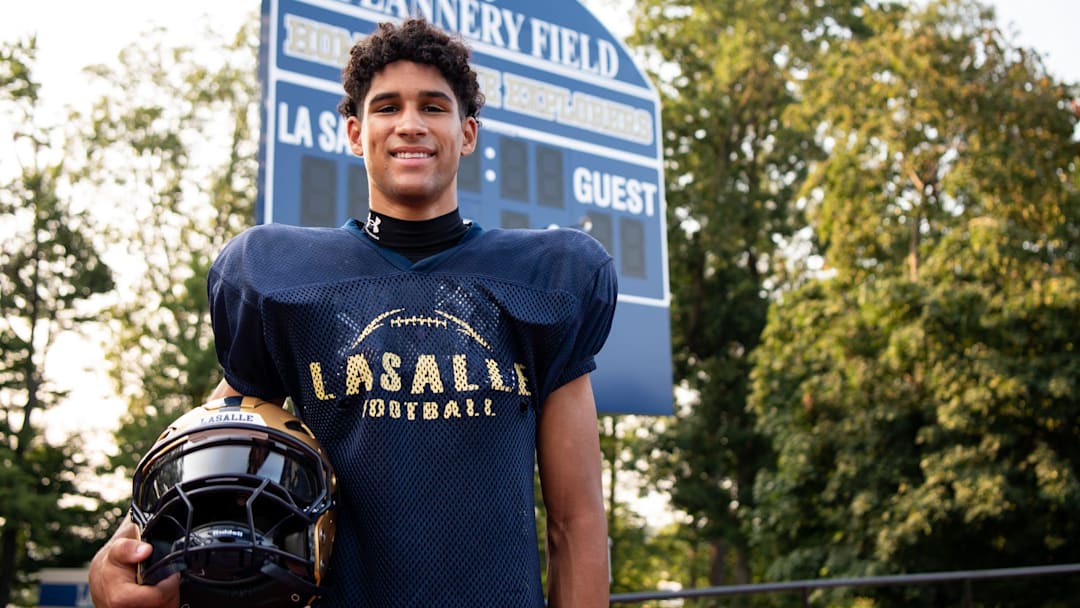 La Salle's 2025 football roster includes standouts like wide receiver Joey O'Brien. La Salle's 2025 football roster includes standouts like wide receiver Joey O'Brien.