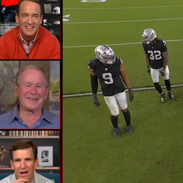 George W. Bush joins the ManningCast during Cowboys-Raiders