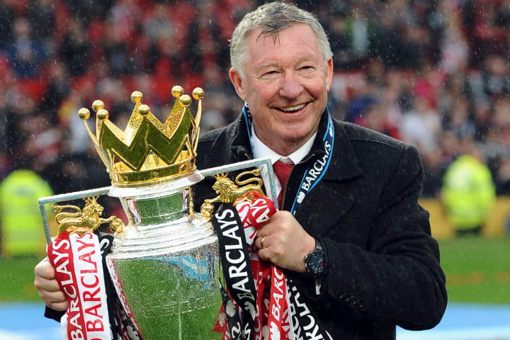 Sir Alex Ferguson come's in at number one