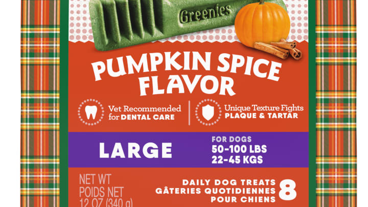 Greenies Pumpkin Spice Flavored Dog Chews Main Image (Large)